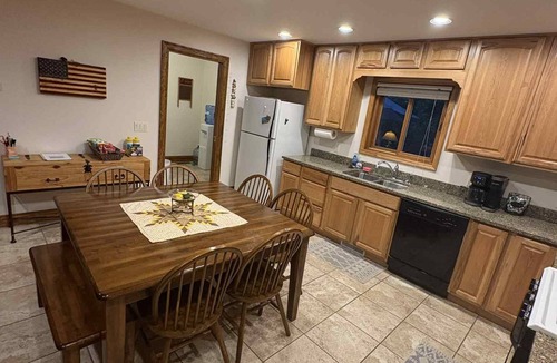 Spruce Cabin | Immaculate yet cozy Cabin, sleeps 10. Just a few steps away from Hubbard Lake.