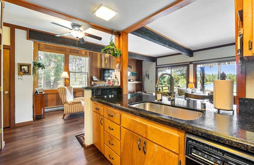 Graeagle Apartment | Impressive Mill Pond Views, Tasteful Upgrades, Redwood Deck