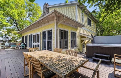 Stevensville House | Juniper Presents: Coastal Living, Hot Tub, Firepit & Lakeside Deck