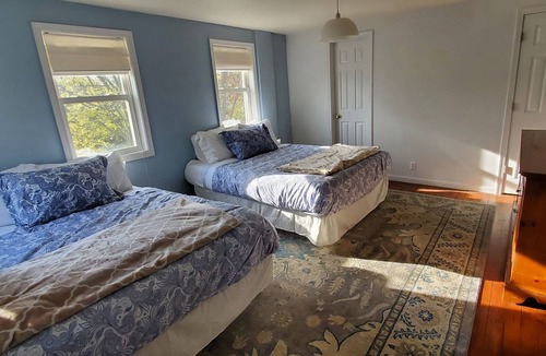 Stony Point House | Lake House Oasis. On private Lake Erie beach. Family fun!