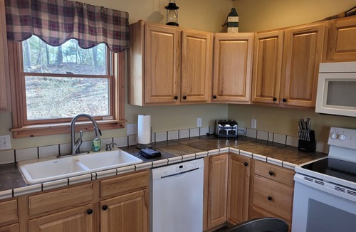 Lake Township Cabin | Long Lake Landing - Open all year! Kayaks! Sandy Waterfront!