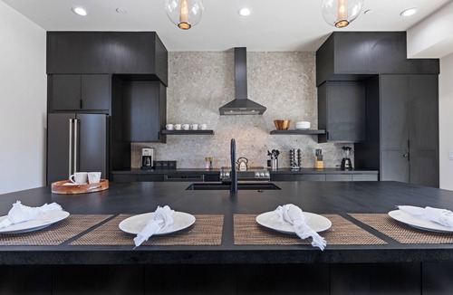 Panorama Heights House | Luxe Modern Escape w/Pool, HotTub, Firepit, Desert View | Obsidian by AvantStay