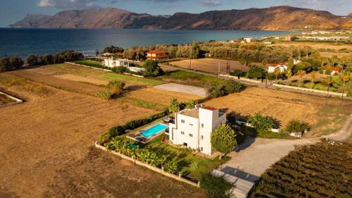 Nopigia Apartment | Martimi Private 3 Apartments with Pool, Heated Jacuzzi and Sauna, 2 Apartments with Sea View, 200m from Beach, BBQ, Playground, Mini Football Pitch
