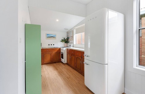Warrnambool House | Minty - Come for the Location and stay for the contemporary nostalgic Vibes .