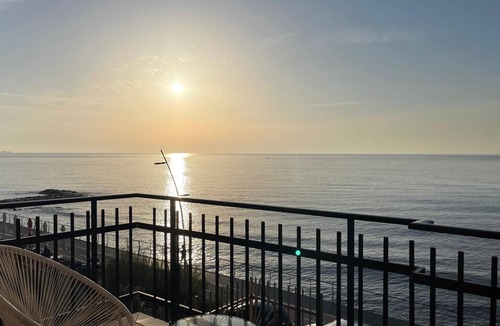 Imperia Apartment | Modern design apartment directly on the beach with frontal sea view and dream ba