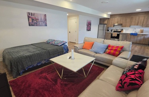 Chestermere Apartment | Modern & Spacious Suite close to Lake with Hot tub and Free Parking!