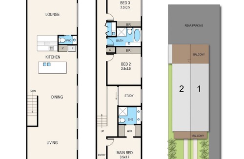 Safety Beach House | Nautilus 1 - modern townhouse, opposite beach, water views