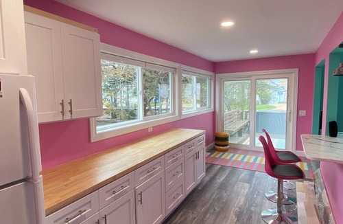 Caseville Cottage | NEW listing! Villa Azzurra: 6BR Lake Huron Retreat, 1-Min Walk to Private Beach