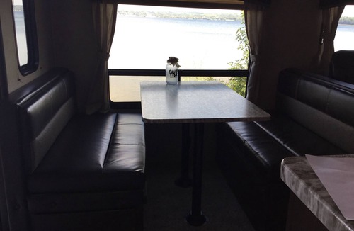 Baraga House | New travel trailer 5 steps from waters edge on Lake Superior!