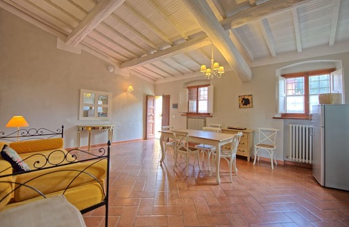Montespertoli Other | Nice apartment for 5 people with A/C, pool, WIFI and panoramic view
