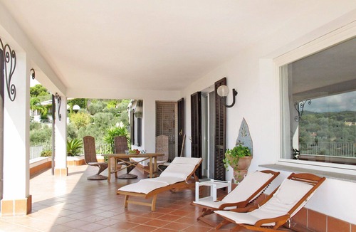 Monade Santa Lucia Villa | Nice apartment in villa with pool, WIFI, A/C, TV, patio, pets allowed and panoramic view