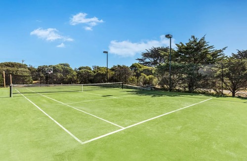 St. Andrews Beach House | Ocean Luxe Retreat | Entertainer with Pool and Tennis Court