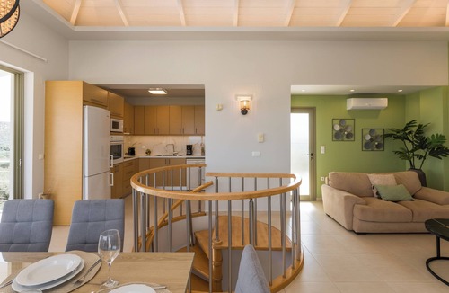 Skoutelonas Villa | Olive Chrysi Luxury Villa with 4 bedrooms, private pool, and indoor plunge pool