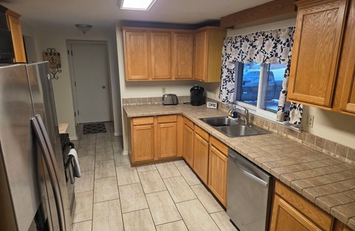 Midland House | Parkside 5-Bedroom Home with Fireplace and Game Room