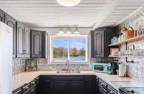 Benton Harbor House | Private Island Escape - Footbridge Access - 360° Views - Sunrise + Sunset