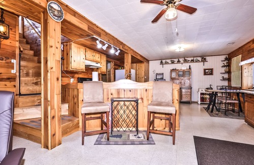 Rhinelander House | Private Northwoods cabin with relaxing bathtub, washer and dryer, and firepit!