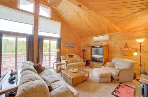 Cornell House | Ski, Ice Fish & Snowmobile: Getaway w/Deck!