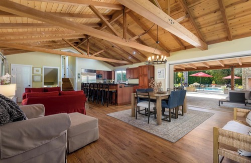 Coast Village House | Spacious Montecito Vacation Home for Families. Pool, Spa, Games. Sleeps 10