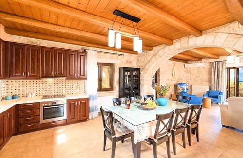 Psarou Villa | Spacious Seaside Villa with Pool, Garden and Direct Sea Access