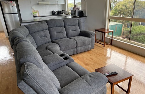 Surf Beach House | Stunning views overlooking Swan Bay - 250m to surf beach-pet friendly and fenced