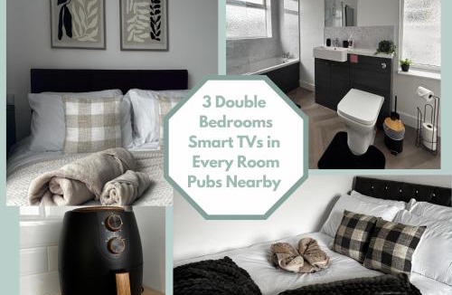 Smethwick House | Stylish 3-Bed Birmingham House with Parking, Best for Contractors, Near Local Shops, Cafés & Pubs
