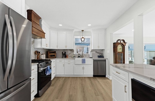 Oxford House | Tan Lake Oasis: Modern Lakefront w/Game Room, 2 min to Downtown Oxford