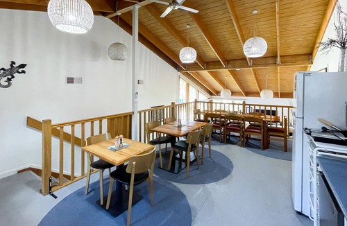 Baw Baw Village Cabin | Tanjil Creek Lodge - Bedroom 3 (Family room with a view of the Toboggan Park)