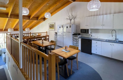 Baw Baw Village Cabin | Tanjil Creek Lodge - Bedroom 3 (Family room with a view of the Toboggan Park)