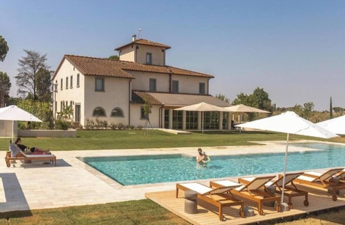 San Miniato Basso House | Tenuta Asmara Luxury Resort: Suite with Pool View