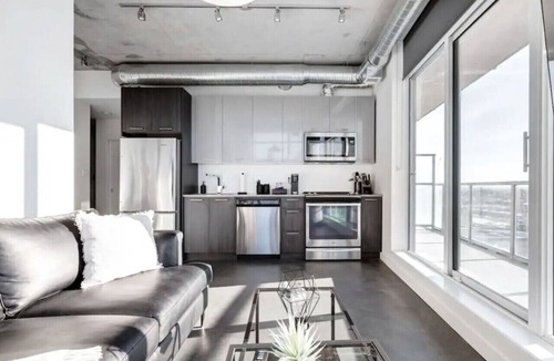 East Village Apartment | The Concrete Canvas | Panoramic Skyline Views