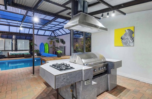 Rosebud House | The Pool House - Heated Indoor Pool & BBQ Area
