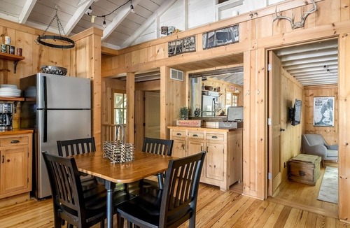Saugatuck Cottage | THREE COTTAGE FAMILY COMPOUND - Hot Tub + Fire Pit with water/downtown views