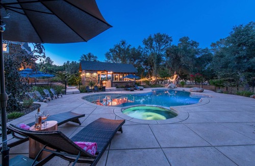 Shingle Springs House | Ultra Exclusive Estate on Swan Lake - Pool, Hot Tub & Wine!