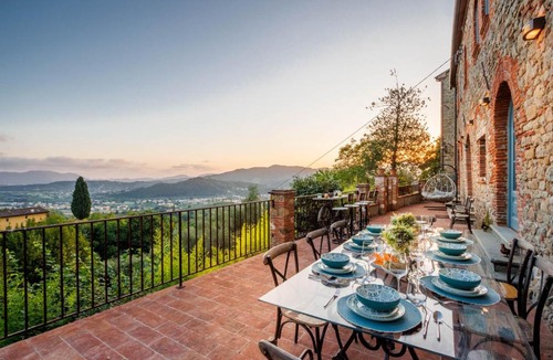 Nozanno Villa | Villa Alice, panoramic stone farmhouse to sleep 10