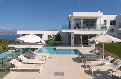 Agios Spyridon Corfu Villa | Villa Arete - Villa by the Sea with swimming pool on Corfu Island, Greece