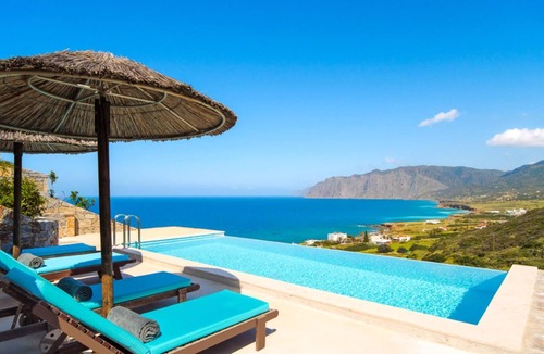 Mochlos Villa | Villa Ilios - Charming Stone House with Stunning Views near Mochlos