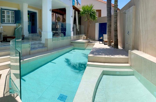 Loutra Villa | Villa Kallergi - Athena (640 m2) - north-western Crete with Concert Piano & Pool