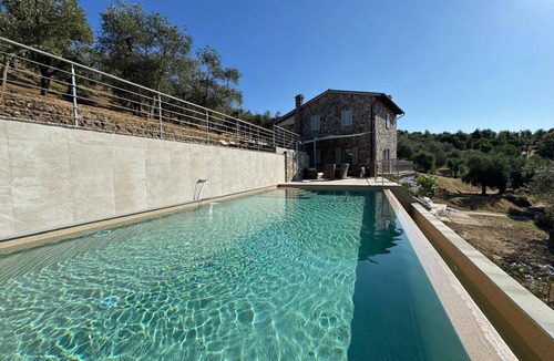 Badia Cantignano Villa | Villa 'La Grecale - Lucca' with Private Pool, Wi-Fi, and Air Conditioning