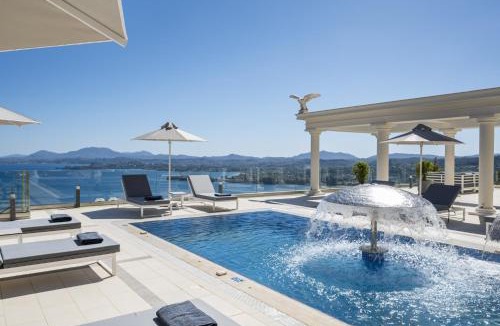 Pirgi Villa | Villa Monte Leone by Konnect with Pool, Hot Tub, Spa Room & Stunning Seaview
