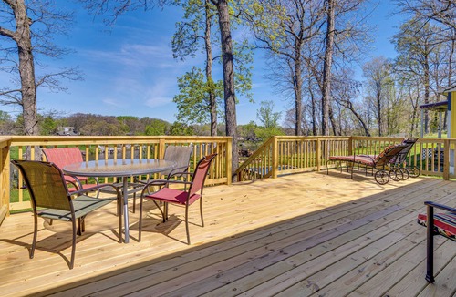 Monticello House | Waterfront Relaxation! Monticello Home w/Deck