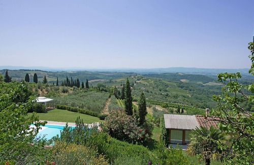 Magliano Villa | Wonderful private villa with pool, WIFI, A/C, balcony and panoramic view, close to Greve In Chia.