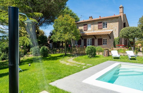 Gambassi Terme Villa | Wonderful private villa with private pool, WIFI, A/C, TV and panoramic view, close to San Gimign.