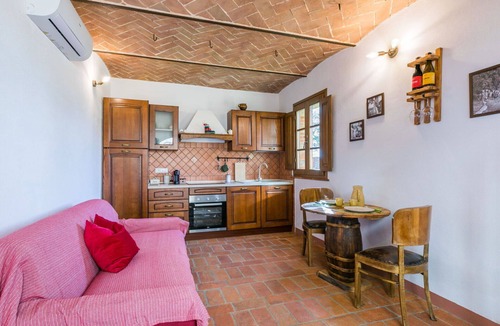 Montescudaio House | Wonderful private villa for 3 guests with A/C, WIFI, patio and panoramic view