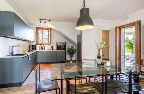 Fratta Villa | Wonderful private villa for 20 people with WIFI, private pool, TV, patio and panoramic view