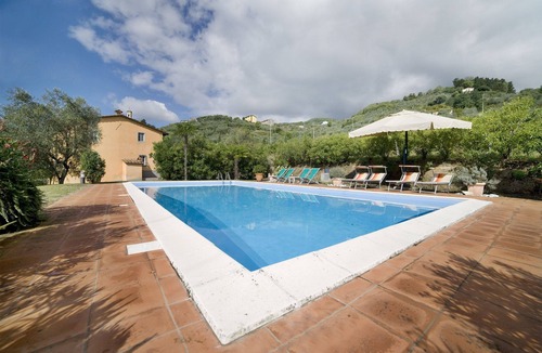 Capannori Villa | Wonderful private villa with private pool, hot tub, A/C, TV, patio, panoramic view, close to Lucca