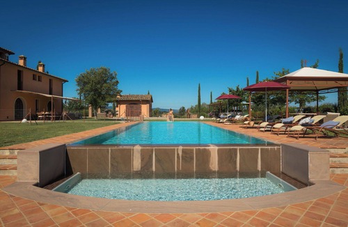 Peccioli Villa | Wonderful private villa for 11 people with WIFI, private pool, A/C, TV and veranda