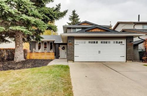 Southwest Calgary House | Woodland Retreat Espresso Maker Games Room