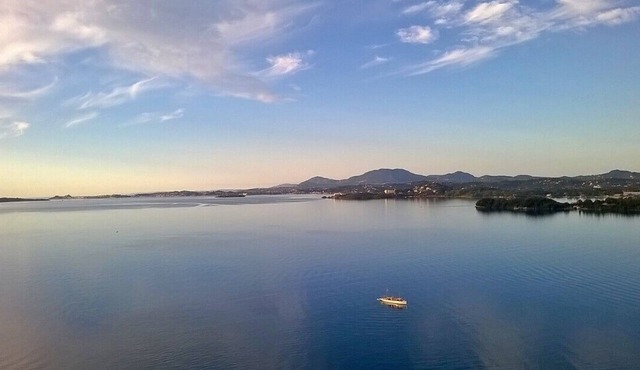 Amazing view, dominates Ipsos bay and several other bays to the city of Corfu.