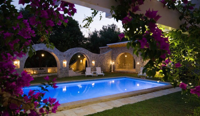 An old olive press villa with breathtaking panoramic views