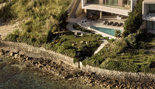Architectural villa by the sea in Zakynthos island